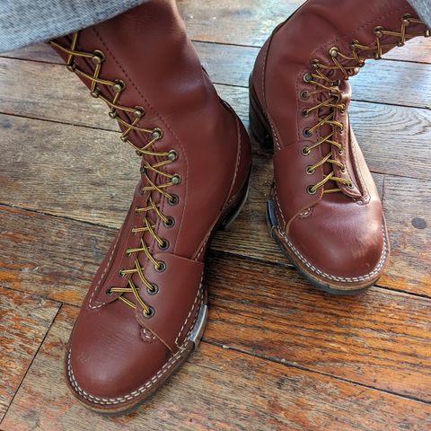 Wesco Highliner in Seidel Redwood Oil Tan
