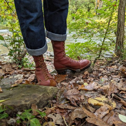 Wesco Highliner in Seidel Redwood Oil Tan