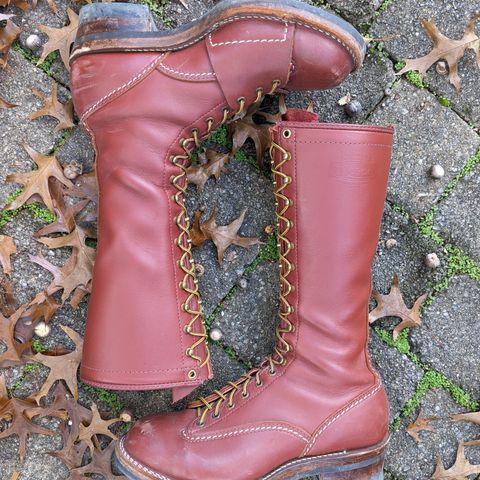 Wesco Highliner in Seidel Redwood Oil Tan