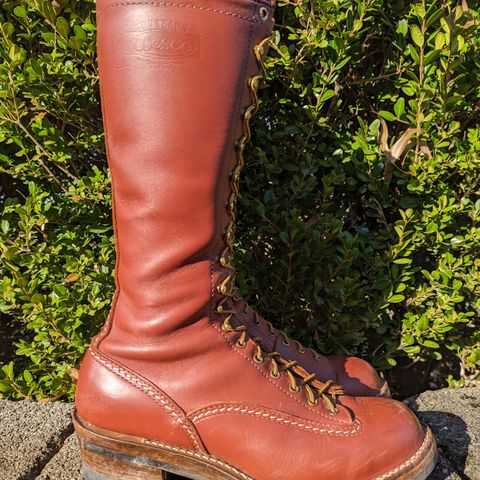 Wesco Highliner in Seidel Redwood Oil Tan