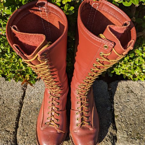 Wesco Highliner in Seidel Redwood Oil Tan