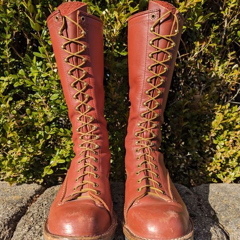 Wesco Highliner in Seidel Redwood Oil Tan