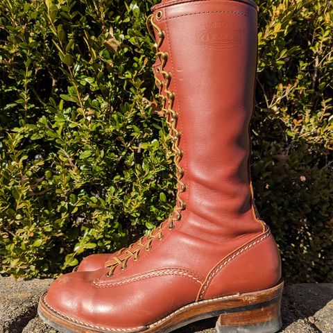 Wesco Highliner in Seidel Redwood Oil Tan