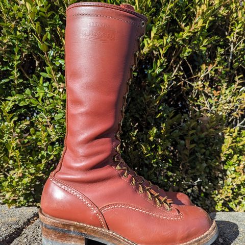 Wesco Highliner in Seidel Redwood Oil Tan