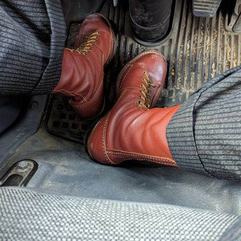 Wesco Highliner in Seidel Redwood Oil Tan