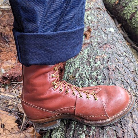 Wesco Highliner in Seidel Redwood Oil Tan