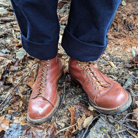 Wesco Highliner in Seidel Redwood Oil Tan