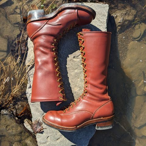 Wesco Highliner in Seidel Redwood Oil Tan