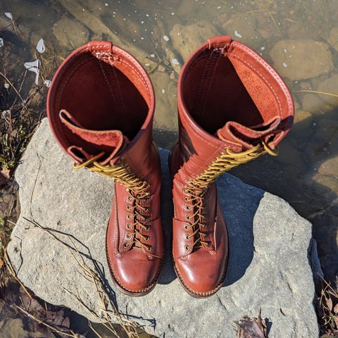 Wesco Highliner in Seidel Redwood Oil Tan