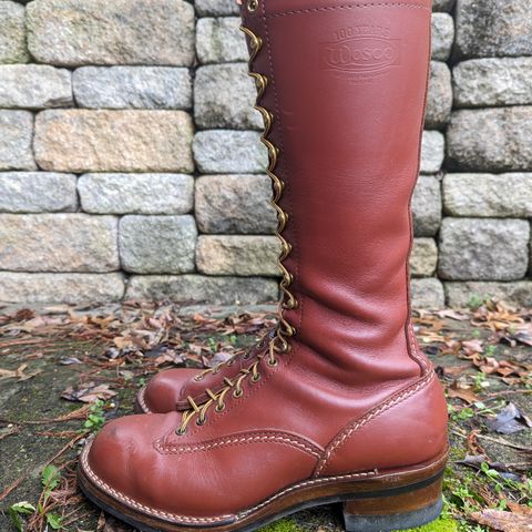 Wesco Highliner in Seidel Redwood Oil Tan