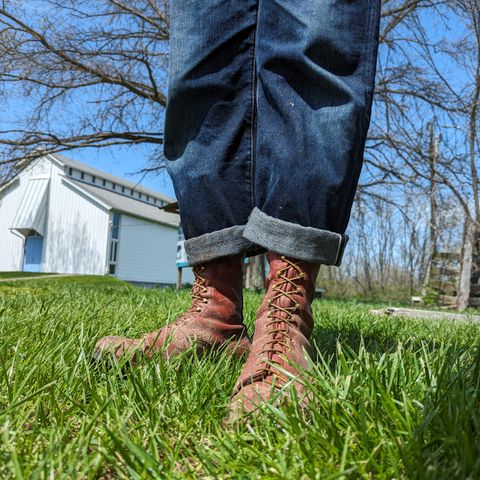 View photo of Wesco Highliner in Seidel Redwood Oil Tan