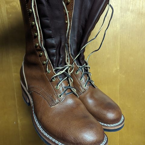 View photo of Nicks MTO in Wickett & Craig Medium Brown Milled Traditional Harness