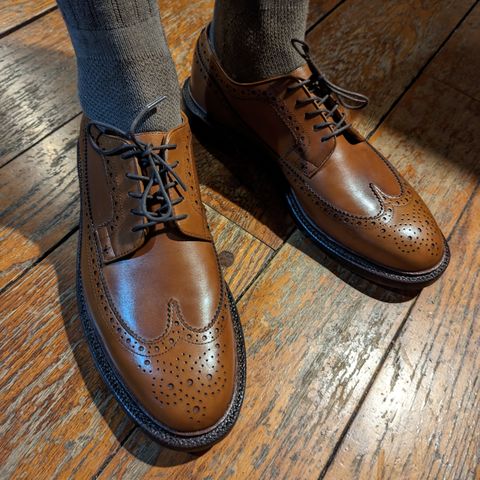 Grant Stone Longwing in D'Annonay British Tan Calf