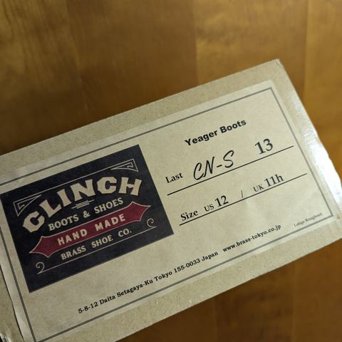 Clinch Yeager Boots in Wickett & Craig Natural Latigo Roughout