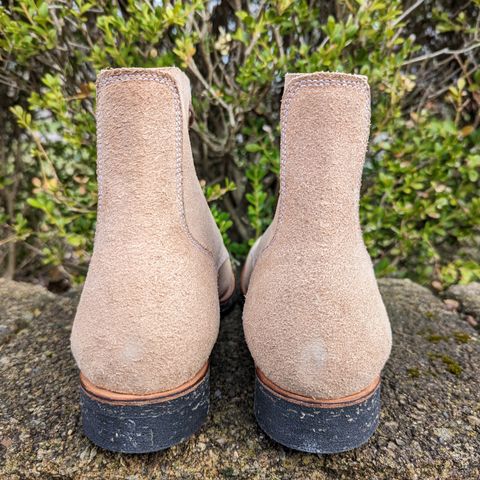 Clinch Yeager Boots in Wickett & Craig Natural Latigo Roughout