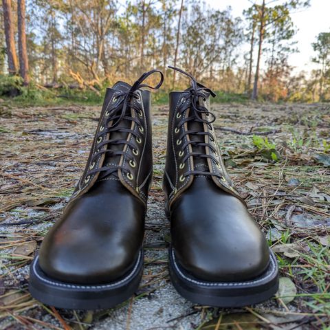Unsung U 22-1 Slog Boot in Wickett & Craig Olive H Latigo