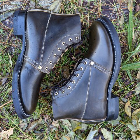 Unsung U 22-1 Slog Boot in Wickett & Craig Olive H Latigo