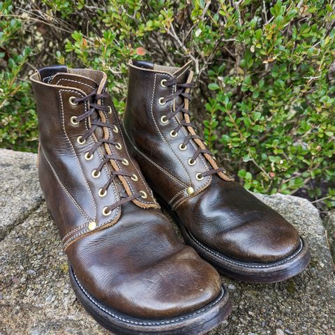 Unsung U 22-1 Slog Boot in Wickett & Craig Olive H Latigo