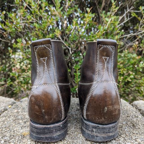 Unsung U 22-1 Slog Boot in Wickett & Craig Olive H Latigo