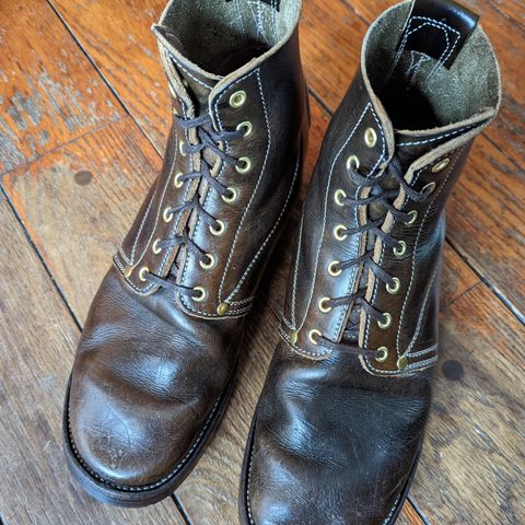 Unsung U 22-1 Slog Boot in Wickett & Craig Olive H Latigo