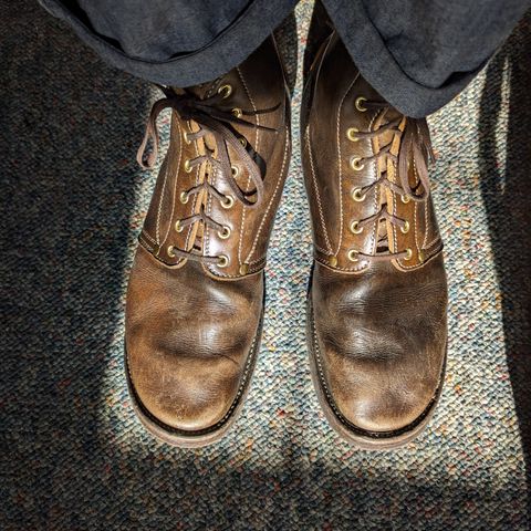 Unsung U 22-1 Slog Boot in Wickett & Craig Olive H Latigo