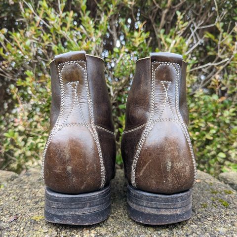 Unsung U 22-1 Slog Boot in Wickett & Craig Olive H Latigo
