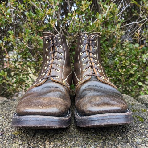 Unsung U 22-1 Slog Boot in Wickett & Craig Olive H Latigo