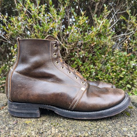 Unsung U 22-1 Slog Boot in Wickett & Craig Olive H Latigo