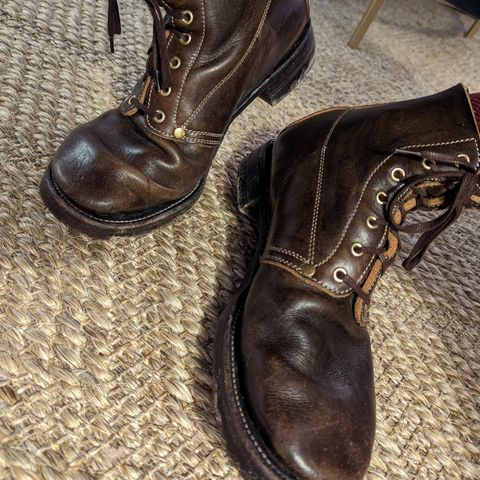 Unsung U 22-1 Slog Boot in Wickett & Craig Olive H Latigo