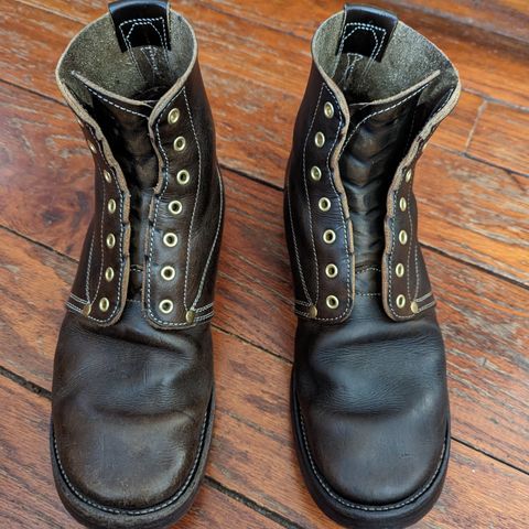 Unsung U 22-1 Slog Boot in Wickett & Craig Olive H Latigo