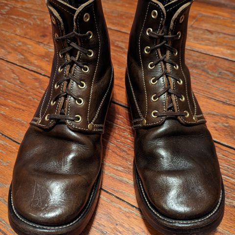 Unsung U 22-1 Slog Boot in Wickett & Craig Olive H Latigo