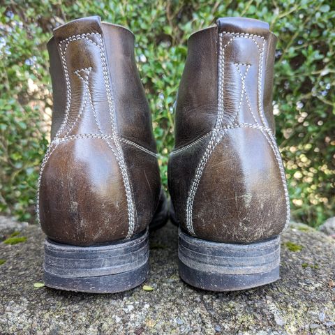 Unsung U 22-1 Slog Boot in Wickett & Craig Olive H Latigo
