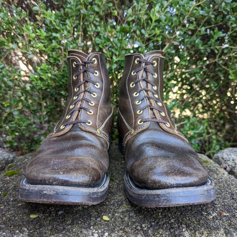 Unsung U 22-1 Slog Boot in Wickett & Craig Olive H Latigo