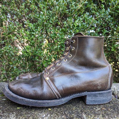 Unsung U 22-1 Slog Boot in Wickett & Craig Olive H Latigo