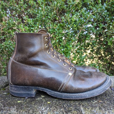 Unsung U 22-1 Slog Boot in Wickett & Craig Olive H Latigo