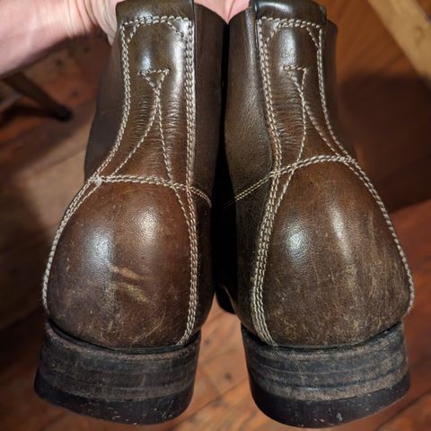 Unsung U 22-1 Slog Boot in Wickett & Craig Olive H Latigo