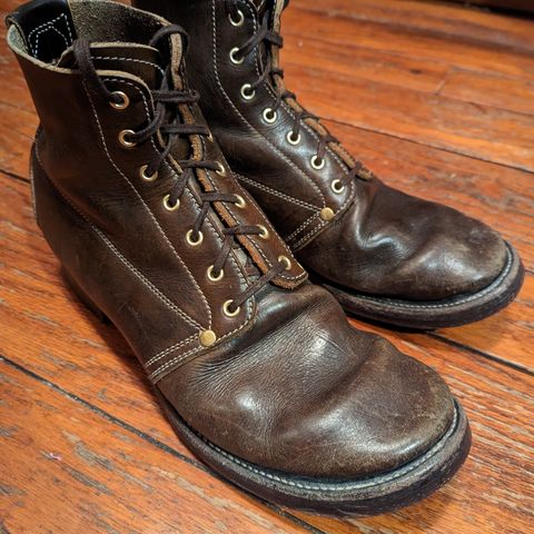 Unsung U 22-1 Slog Boot in Wickett & Craig Olive H Latigo