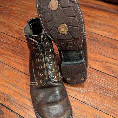 Unsung U 22-1 Slog Boot in Wickett & Craig Olive H Latigo
