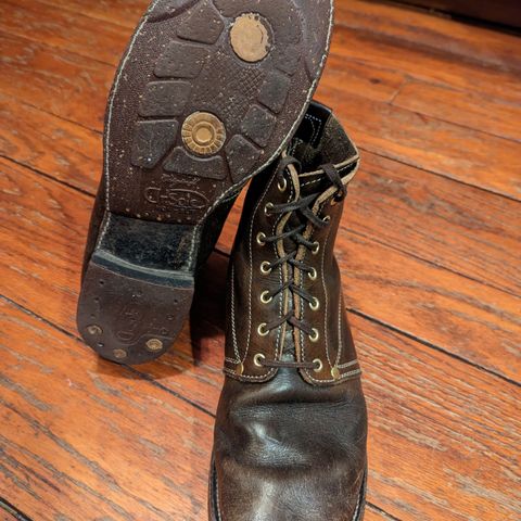 Unsung U 22-1 Slog Boot in Wickett & Craig Olive H Latigo