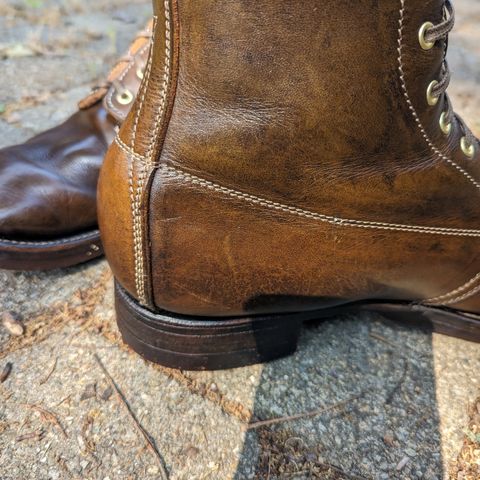 Unsung U 22-1 Slog Boot in Wickett & Craig Olive H Latigo