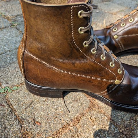 Unsung U 22-1 Slog Boot in Wickett & Craig Olive H Latigo
