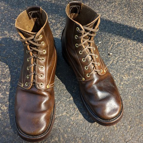 Unsung U 22-1 Slog Boot in Wickett & Craig Olive H Latigo