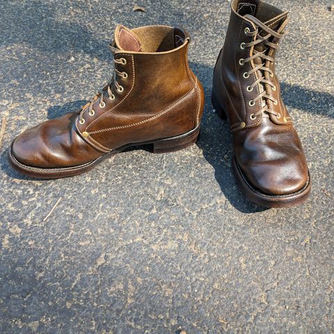 Unsung U 22-1 Slog Boot in Wickett & Craig Olive H Latigo