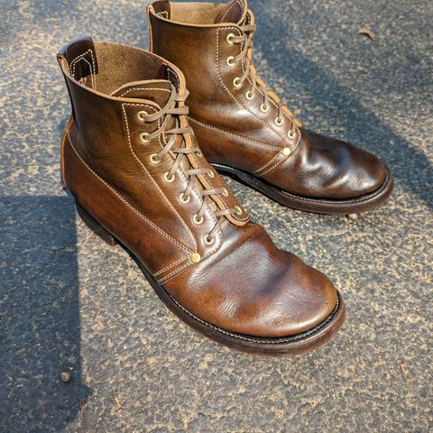 Unsung U 22-1 Slog Boot in Wickett & Craig Olive H Latigo