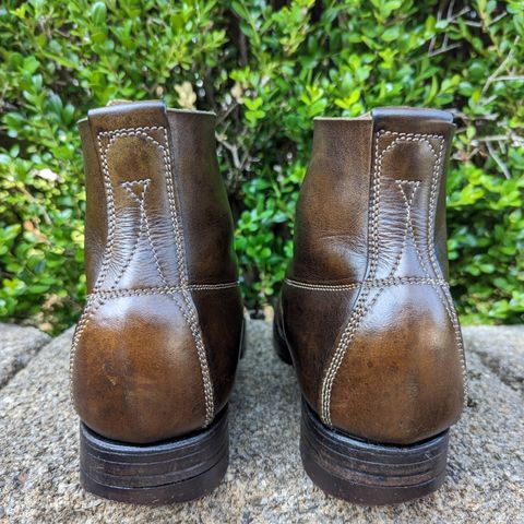 Unsung U 22-1 Slog Boot in Wickett & Craig Olive H Latigo