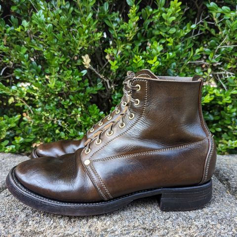 Unsung U 22-1 Slog Boot in Wickett & Craig Olive H Latigo