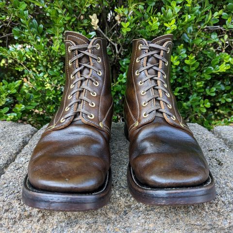 Unsung U 22-1 Slog Boot in Wickett & Craig Olive H Latigo