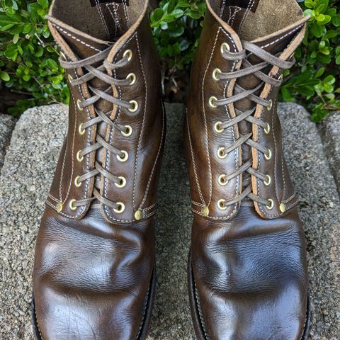 Unsung U 22-1 Slog Boot in Wickett & Craig Olive H Latigo