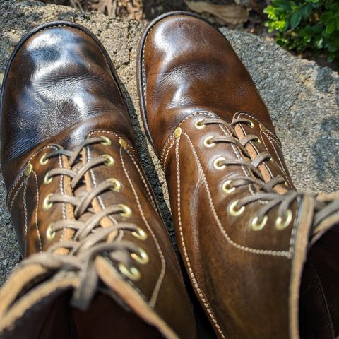 Unsung U 22-1 Slog Boot in Wickett & Craig Olive H Latigo