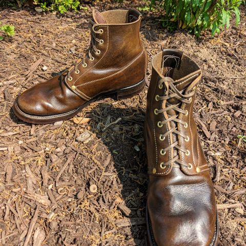 Unsung U 22-1 Slog Boot in Wickett & Craig Olive H Latigo